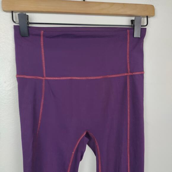 Lululemon Like Nothing 7/8 Tight Womens 4 Darkest Magenta Nulux Running Gym - Picture 2 of 6
